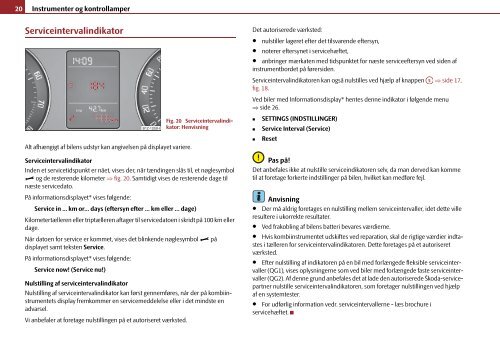 ŠkodaOctavia INSTRUKTIONSBOG - Media Portal