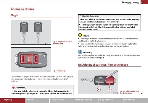 ŠkodaOctavia INSTRUKTIONSBOG - Media Portal