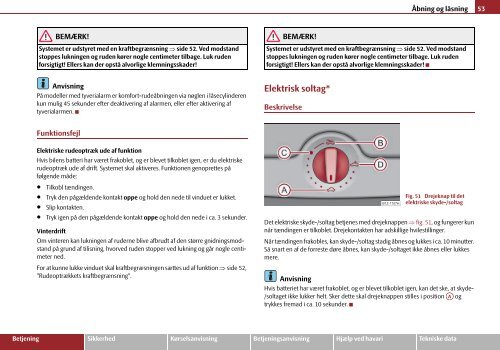 ŠkodaOctavia INSTRUKTIONSBOG - Media Portal