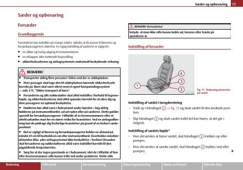 ŠkodaOctavia INSTRUKTIONSBOG - Media Portal