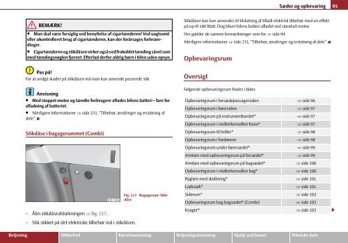 ŠkodaOctavia INSTRUKTIONSBOG - Media Portal