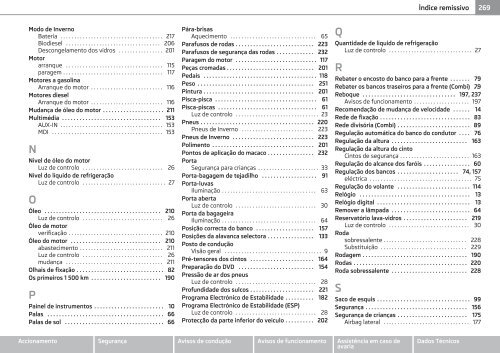 Manual de instruções - Media Portal - Škoda Auto