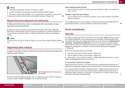 Manual de instruções - Media Portal - Škoda Auto