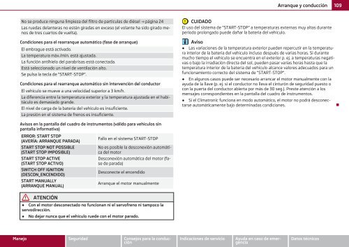 ŠKODA Octavia MANUAL DE INSTRUCCIONES - Media Portal ...