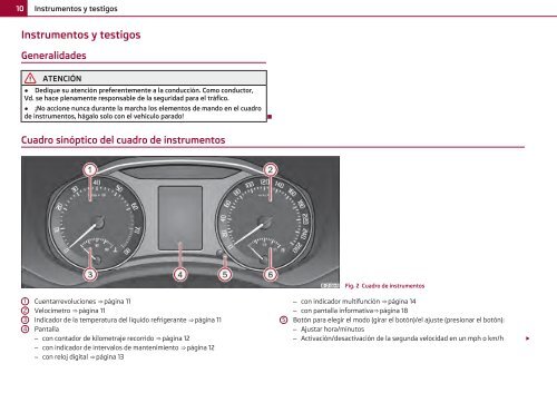 ŠKODA Octavia MANUAL DE INSTRUCCIONES - Media Portal ...