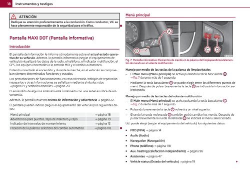 ŠKODA Octavia MANUAL DE INSTRUCCIONES - Media Portal ...