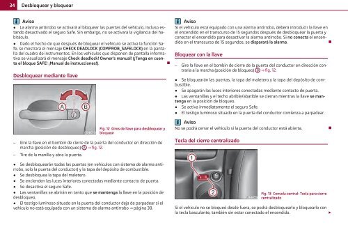 ŠKODA Octavia MANUAL DE INSTRUCCIONES - Media Portal ...