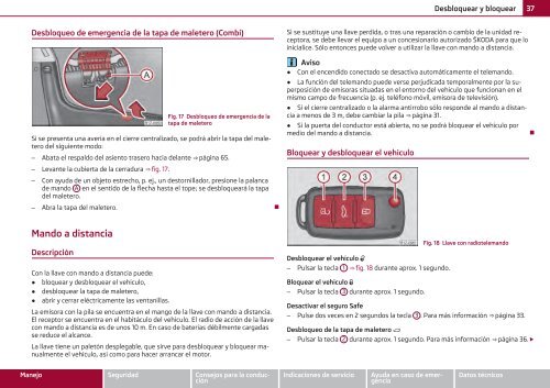 ŠKODA Octavia MANUAL DE INSTRUCCIONES - Media Portal ...