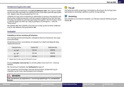 ŠKODA Superb INSTRUKTIONSBOG - Media Portal