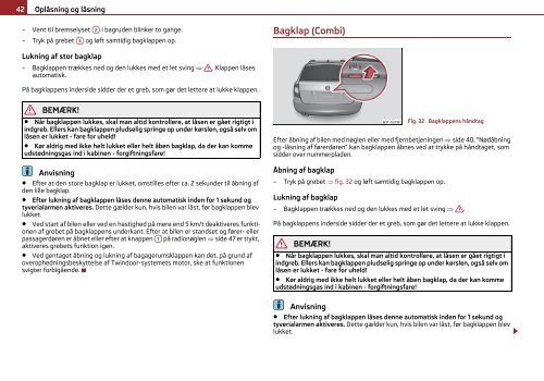 ŠKODA Superb INSTRUKTIONSBOG - Media Portal