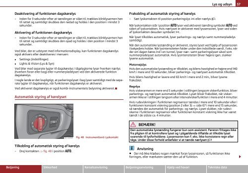 ŠKODA Superb INSTRUKTIONSBOG - Media Portal