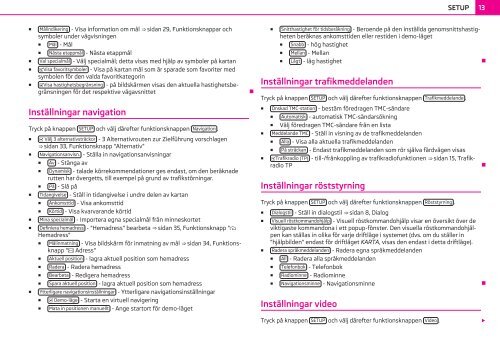 navigationssystemet columbus instruktionsbok - Media Portal ...