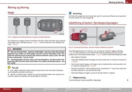 ŠKODA Octavia Tour INSTRUKTIONSBOG - Media Portal - Škoda ...