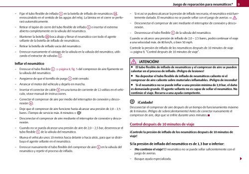 ŠkodaSuperb SUPLEMENTO DEL MANUAL DE INSTRUCCIONES