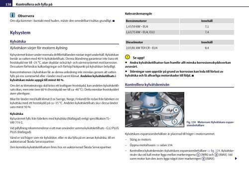 ŠkodaOctavia Tour INSTRUKTIONSBOK - Media Portal - Škoda Auto