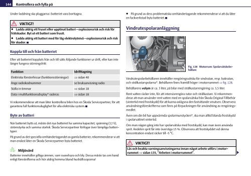 ŠkodaOctavia Tour INSTRUKTIONSBOK - Media Portal - Škoda Auto