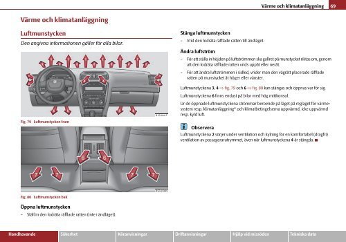 ŠkodaOctavia Tour INSTRUKTIONSBOK - Media Portal - Škoda Auto