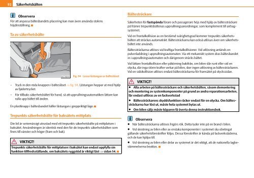 ŠkodaOctavia Tour INSTRUKTIONSBOK - Media Portal - Škoda Auto