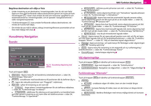 radio-navigationssystem columbus instruktionsbok - Media Portal ...