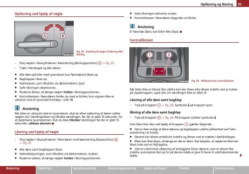 ŠKODA Roomster ŠKODA Praktik INSTRUKTIONSBOG - Media Portal