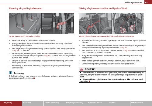 ŠKODA Roomster ŠKODA Praktik INSTRUKTIONSBOG - Media Portal