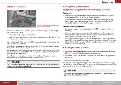 ŠKODA Roomster ŠKODA Praktik INSTRUKTIONSBOG - Media Portal