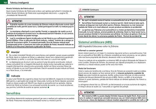 ŠKODA Octavia MANUAL DE UTILIZARE - Media Portal - Škoda Auto