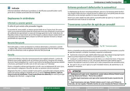 ŠKODA Octavia MANUAL DE UTILIZARE - Media Portal - Škoda Auto