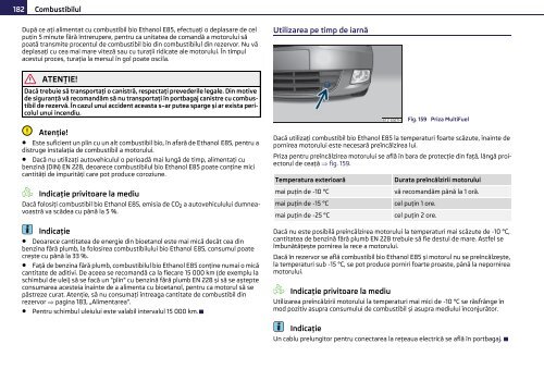 ŠKODA Octavia MANUAL DE UTILIZARE - Media Portal - Škoda Auto