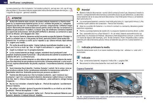 ŠKODA Octavia MANUAL DE UTILIZARE - Media Portal - Škoda Auto