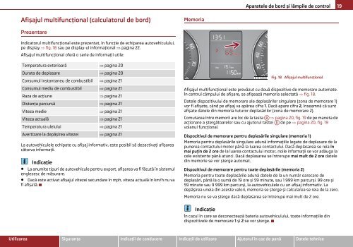 ŠKODA Octavia MANUAL DE UTILIZARE - Media Portal - Škoda Auto