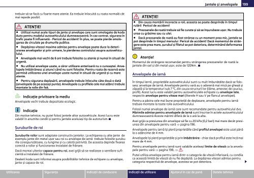 ŠKODA Octavia MANUAL DE UTILIZARE - Media Portal - Škoda Auto