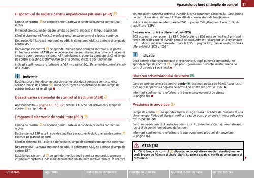 ŠKODA Octavia MANUAL DE UTILIZARE - Media Portal - Škoda Auto