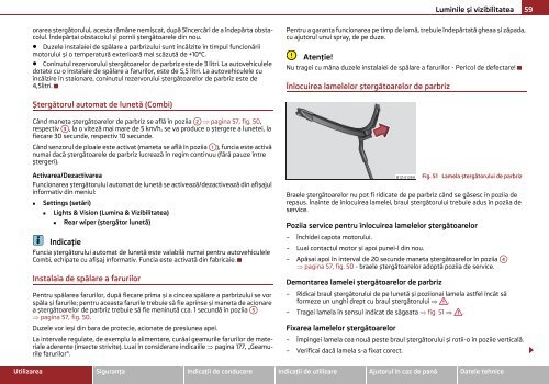 ŠKODA Octavia MANUAL DE UTILIZARE - Media Portal - Škoda Auto