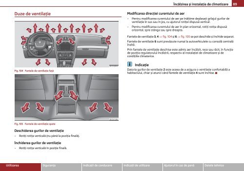 ŠKODA Octavia MANUAL DE UTILIZARE - Media Portal - Škoda Auto