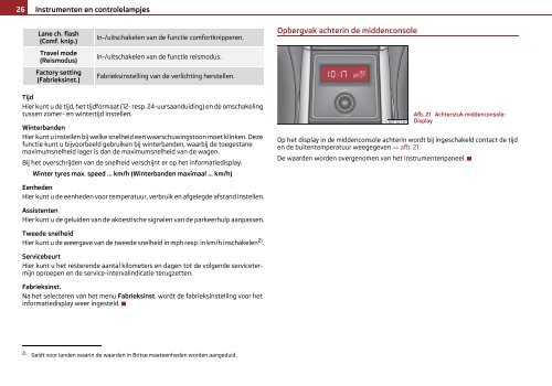 ŠKODA Superb INSTRUCTIEBOEKJE - Media Portal - Škoda Auto