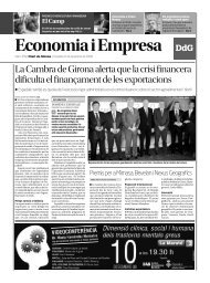 La Cambra de Girona alerta que la crisi financera ... - Diari de Girona