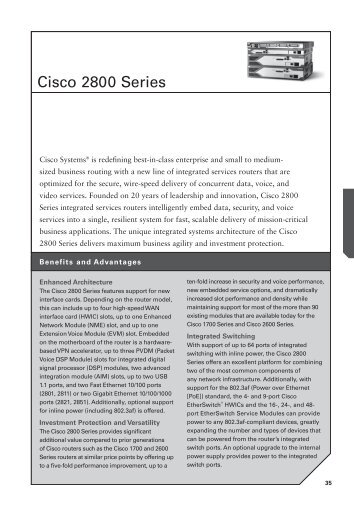 Cisco 2800 - Digitec