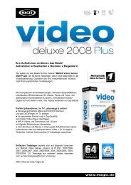 MAGIX Video deluxe 2008 PLUS - Digitec