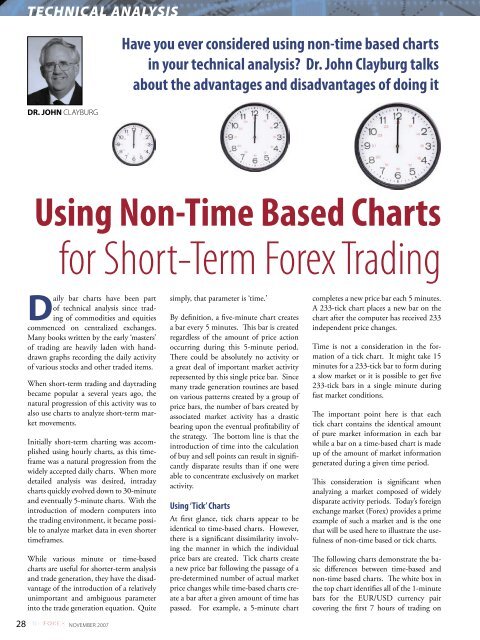 Using Non-Time Based Charts for Short-Term Forex Trading (pdf)