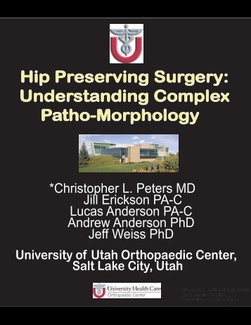 Understanding Complex Patho-Morphology - University of Utah ...