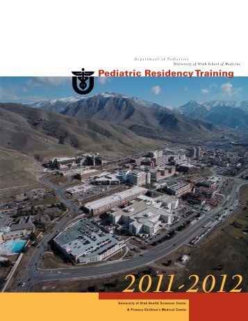 Pediatric Residency Training - University of Utah - School of Medicine