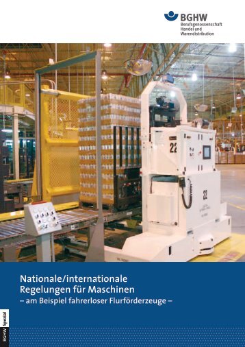 Spezial 13: Nationale/internationale Regelungen für Maschinen ...