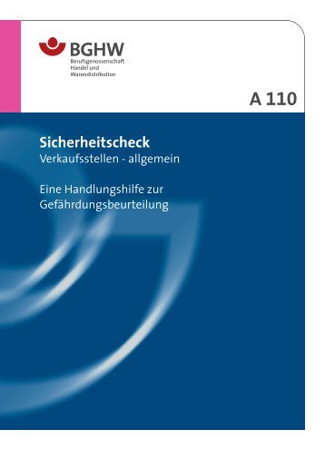 Sicherheits-Check Verkaufsstellen - allgemein im PDF-Format