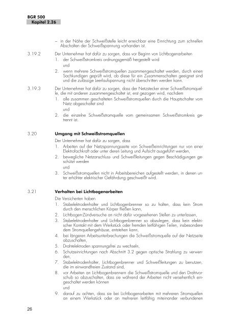 Betreiben von Arbeitsmitteln - Berufsgenossenschaft Handel und ...