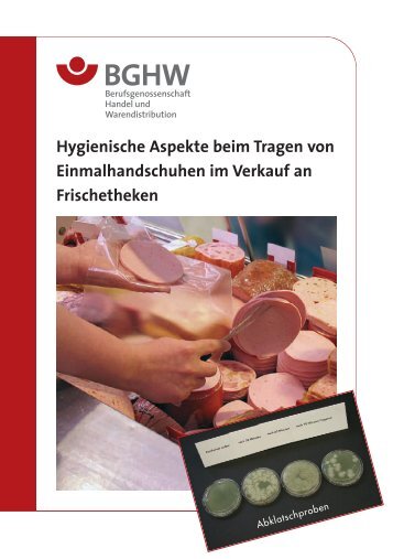 Hygienische Aspekte beim Tragen von Einmalhandschuhen im ...