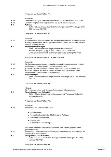 Prüfung von Fahrzeugen durch Sachkundige