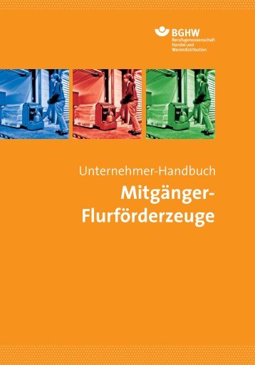 Flurförderzeuge - Berufsgenossenschaft Handel und ...