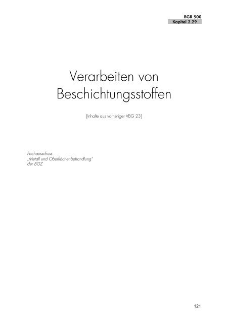 Betreiben von Arbeitsmitteln BG-Regel - BGHW