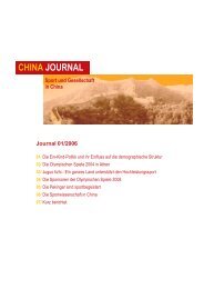 CHINA JOURNAL - Hochschulsport